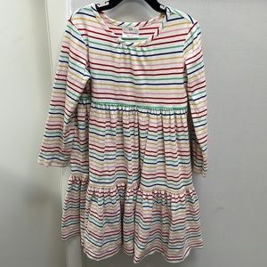 Hanna Andersson Rainbow Long Sleeve Twirl Dress